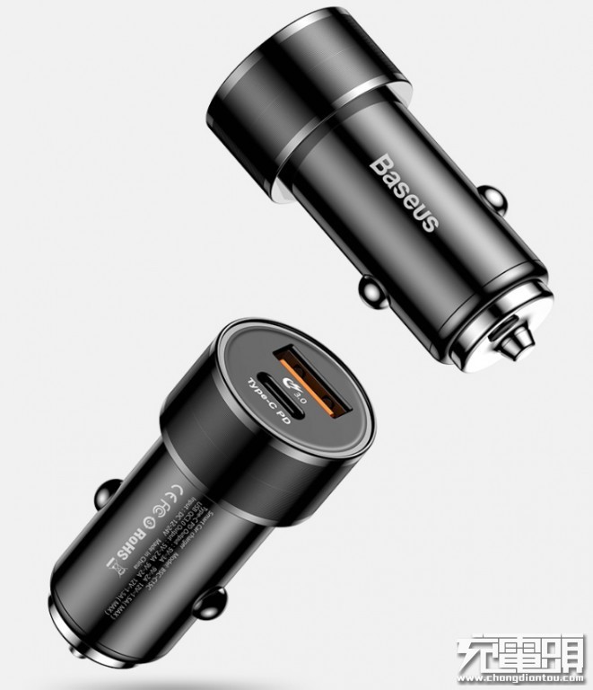 usb-c充电车,usb车充3.0