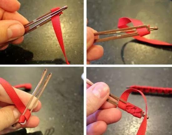 又简单又漂亮的手工发卡,小时候发卡怎么折