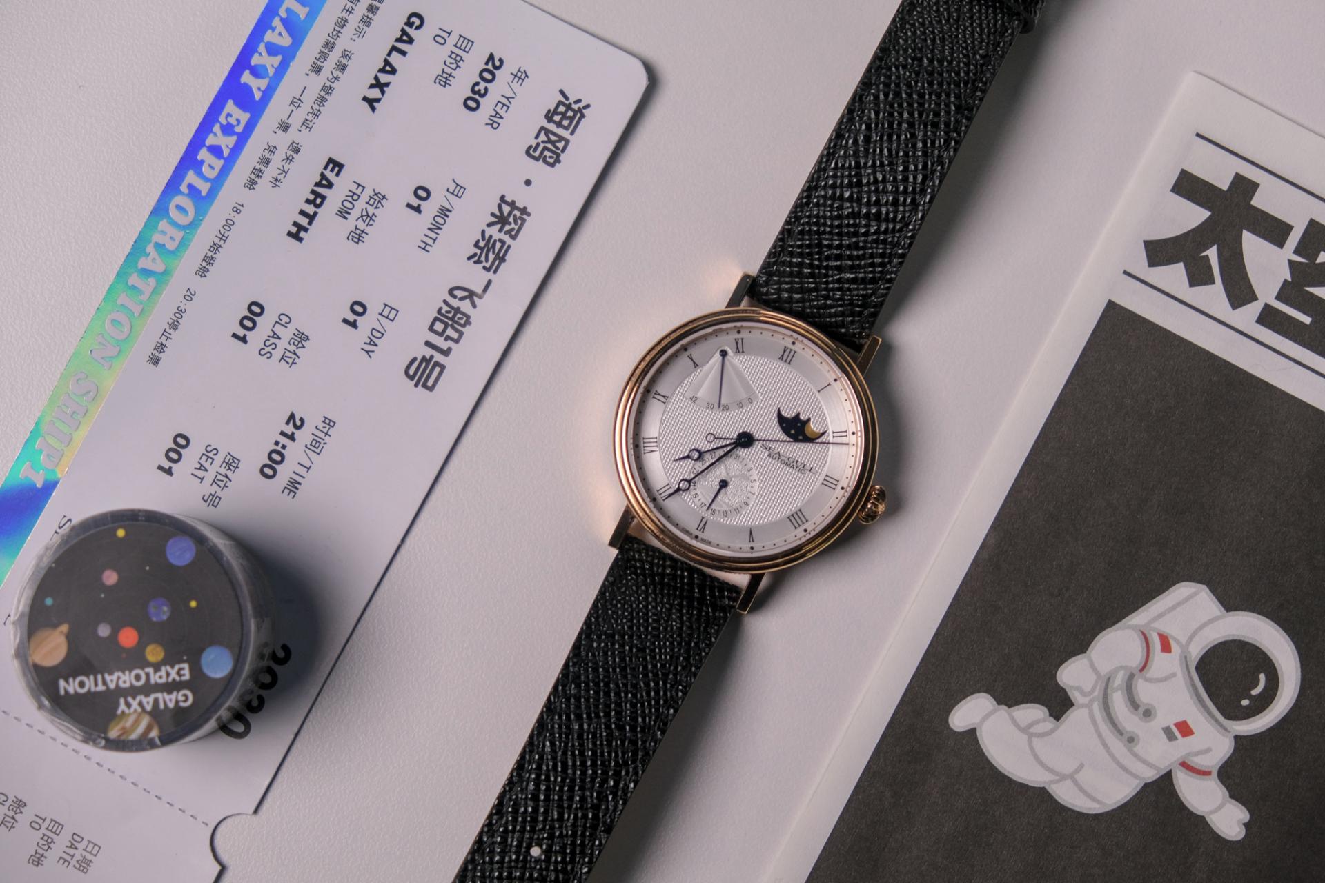 海鸥月相文创礼盒,海鸥月相系列机械腕表