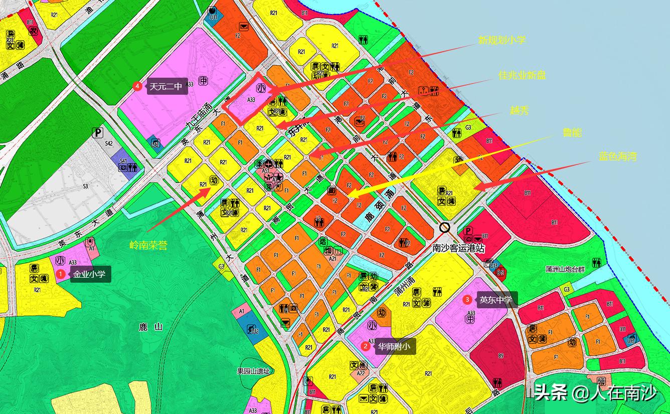 广州南沙区2024新开的小学,南沙各小区对应的学校