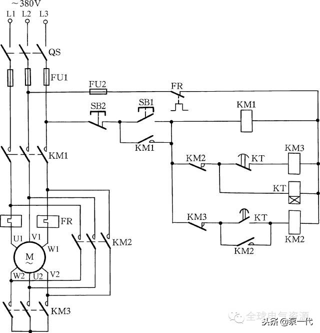 电动机星三角降压启动接线原理,星三角降压启动二次接线教学视频