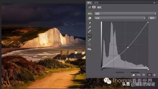 ps曲线上的文字,ps怎么用曲线调整图片部分亮度