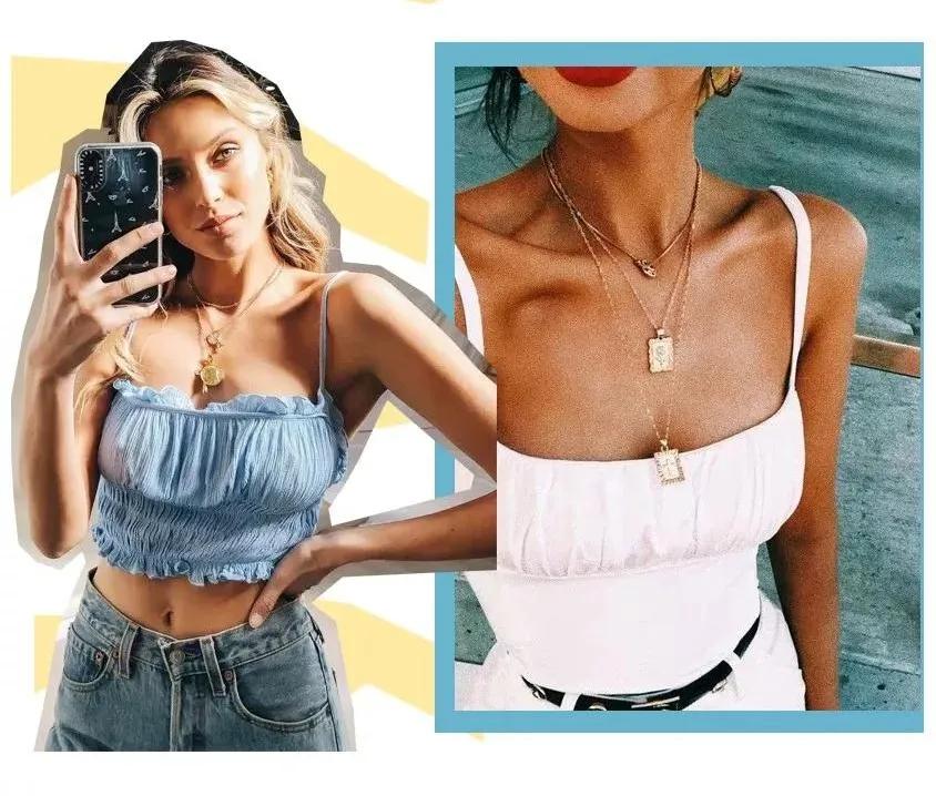 肩宽胸细女人怎么穿才好看,胸大肩宽微胖怎么穿