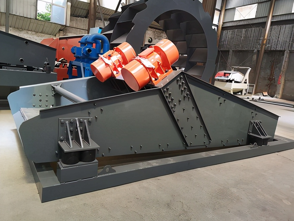 洗沙机脱水筛物料跑偏,洗沙振动脱水筛跑偏怎么处理