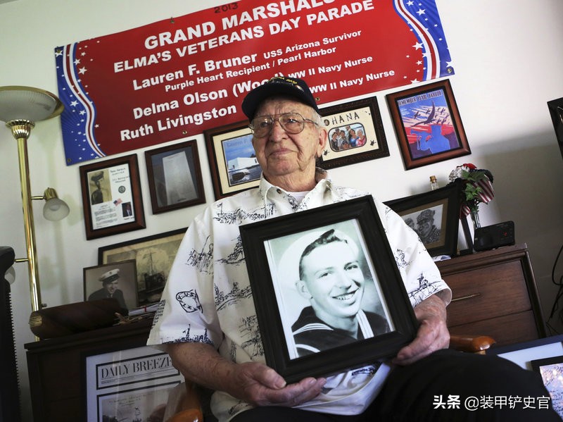 老兵去世遗体告别,亚利桑那号残骸碎片