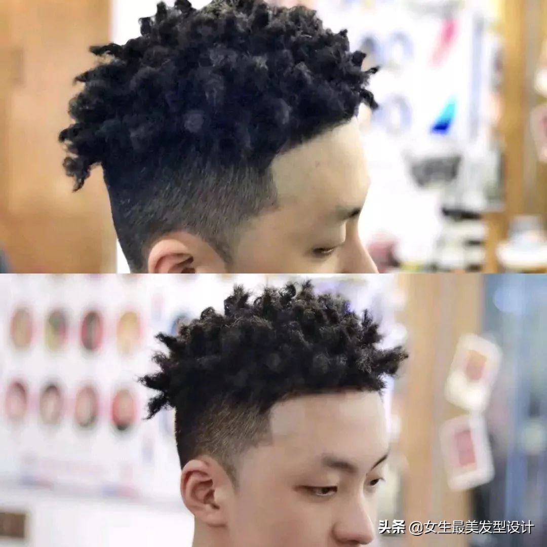 黑皮肤适合的发色卷发,黑皮肤适合烫什么发型好