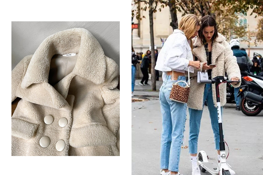 短款皮草好看又保暖,羊羔绒短款皮草