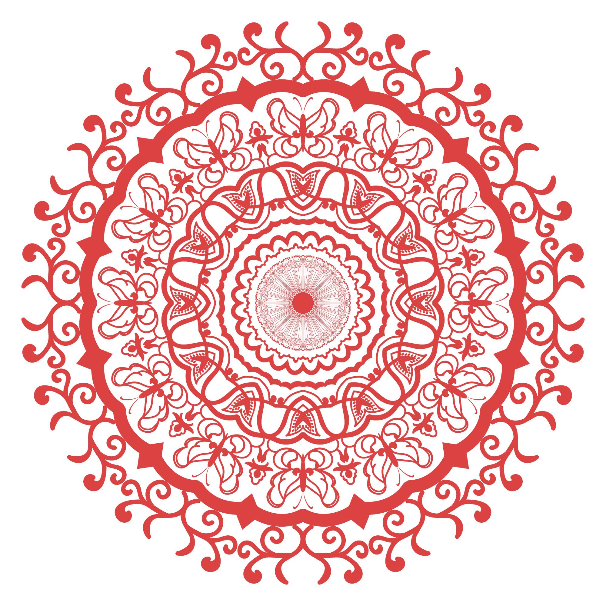 中国圆形图案花纹,中国传统花纹简单图案大全