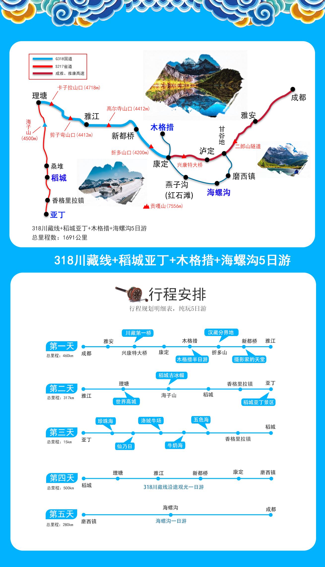 成都到泸定康定稻城亚丁自驾路线,冬季成都到稻城亚丁自驾游攻略