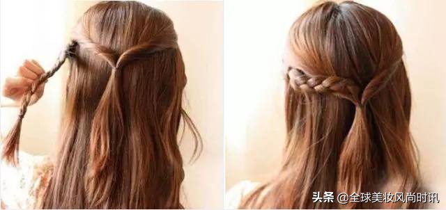 简单易学的编发教程一看就会,儿童编发步骤简单