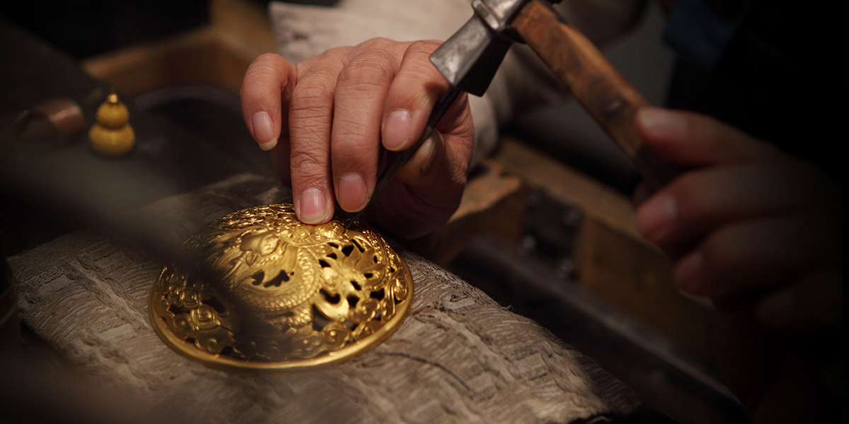 古法手工黄金配件,古法手工黄金寓意