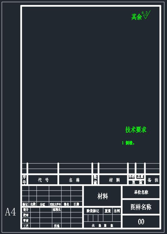 cad中如何自己制作图例,cad中制作模板的好处