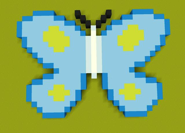 会飞的蝴蝶手工制作,迷你世界怎么做飞蝴蝶