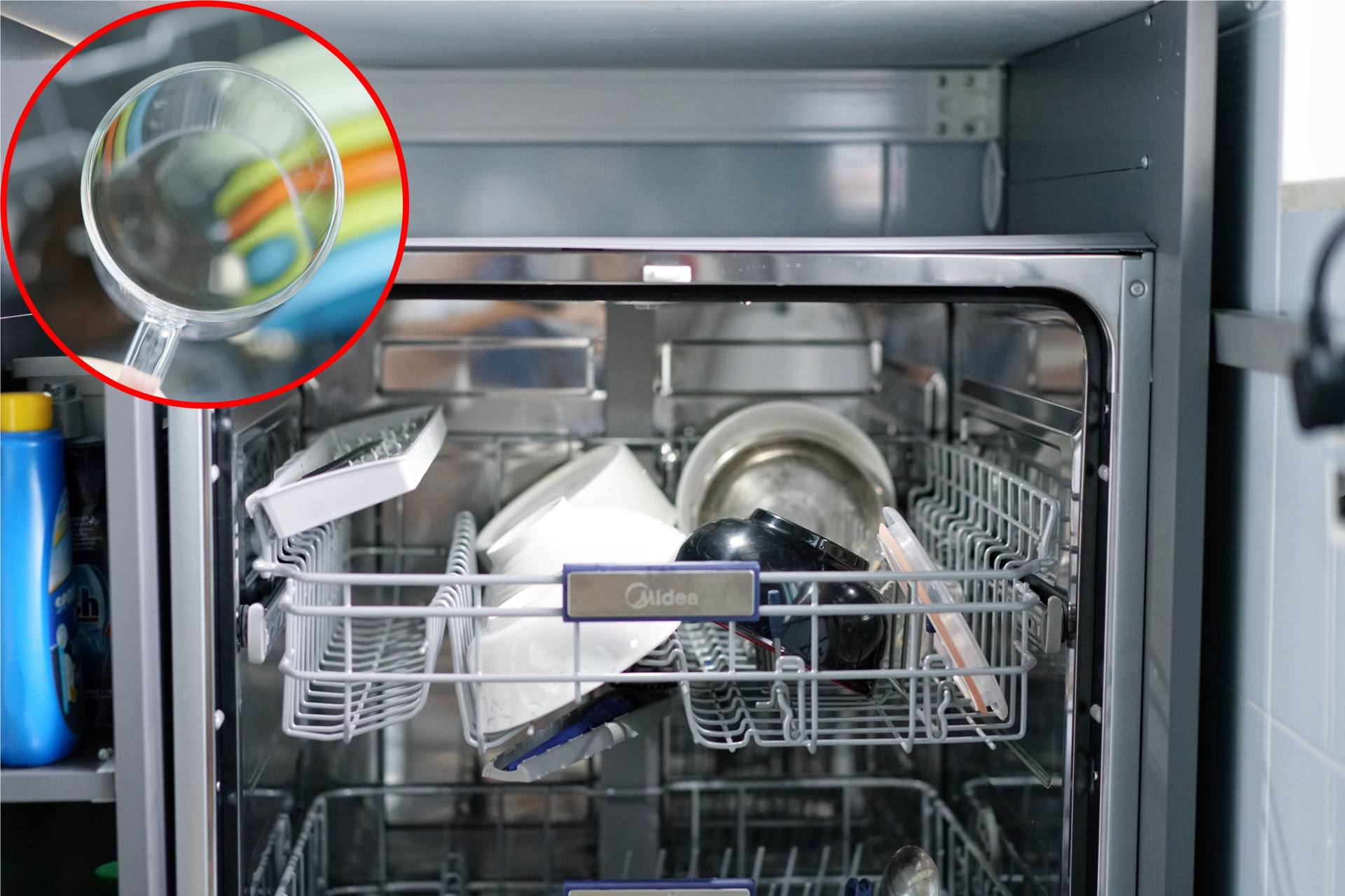 美的洗碗机p40-pro使用方法,美的p40洗碗机添加洗碗盐视频