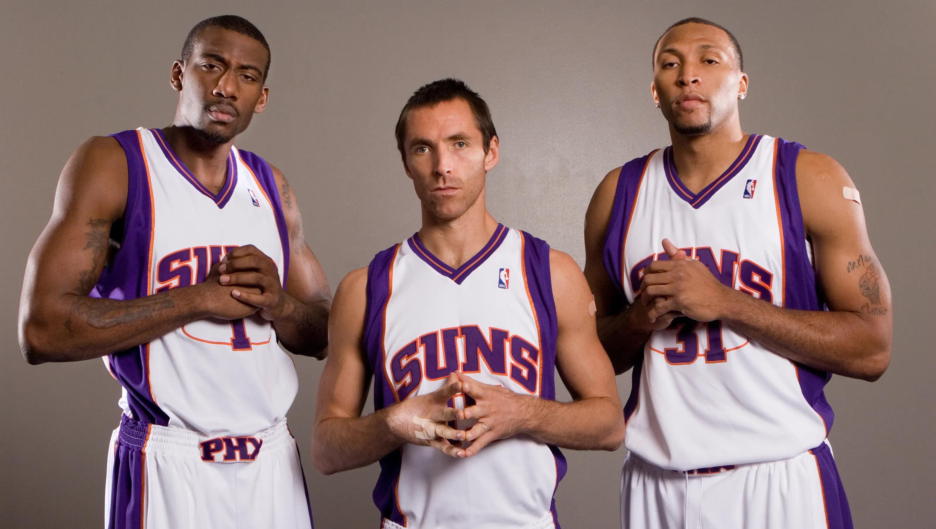 太阳队纳什的巅峰阵容,纳什带领的太阳队进攻盛宴