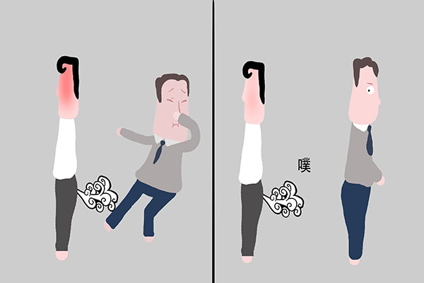 频繁放屁代表肝脏不好吗,经常放屁肚子胀气是肝的惨叫信号