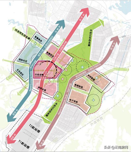 昆明北拓最新规划图,昆明空港区北拓规划