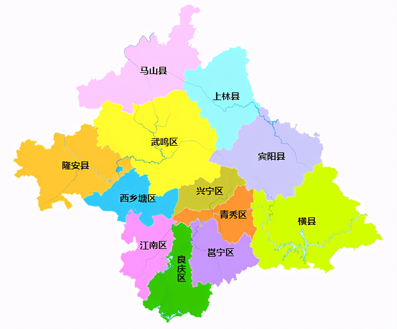 全国带“东、西、南、北、中”方位词的城市，看看有你家乡吗？