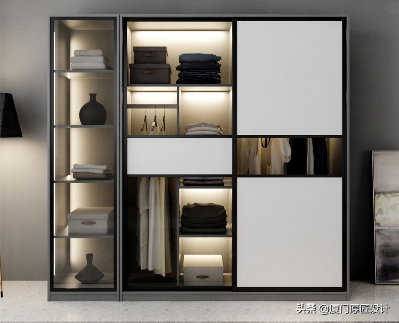 衣柜门做茶色玻璃还是黑灰色好看,衣柜门玻璃的好还是木质的好