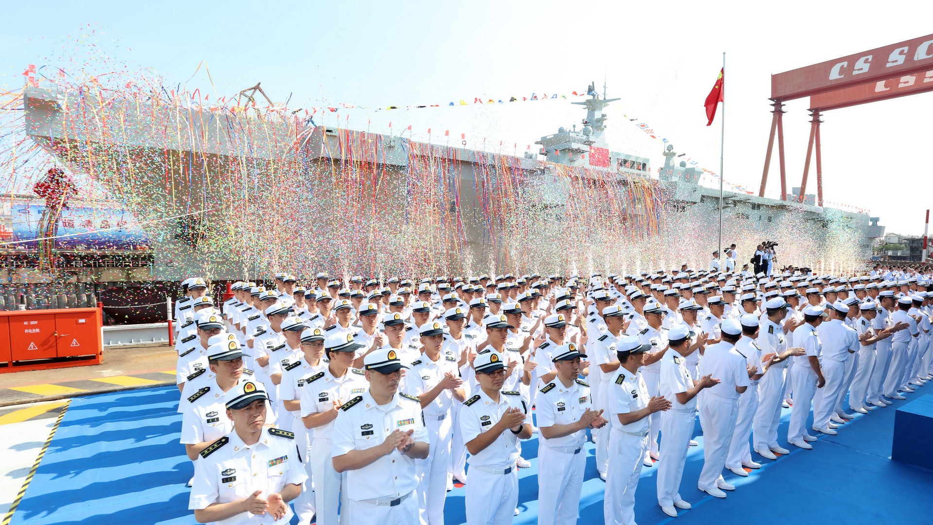 打造航母的全部过程,航母特混编队视频