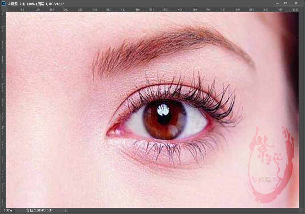 ps怎么去除眼部暗沉,ps修图如何清除眼睛血丝