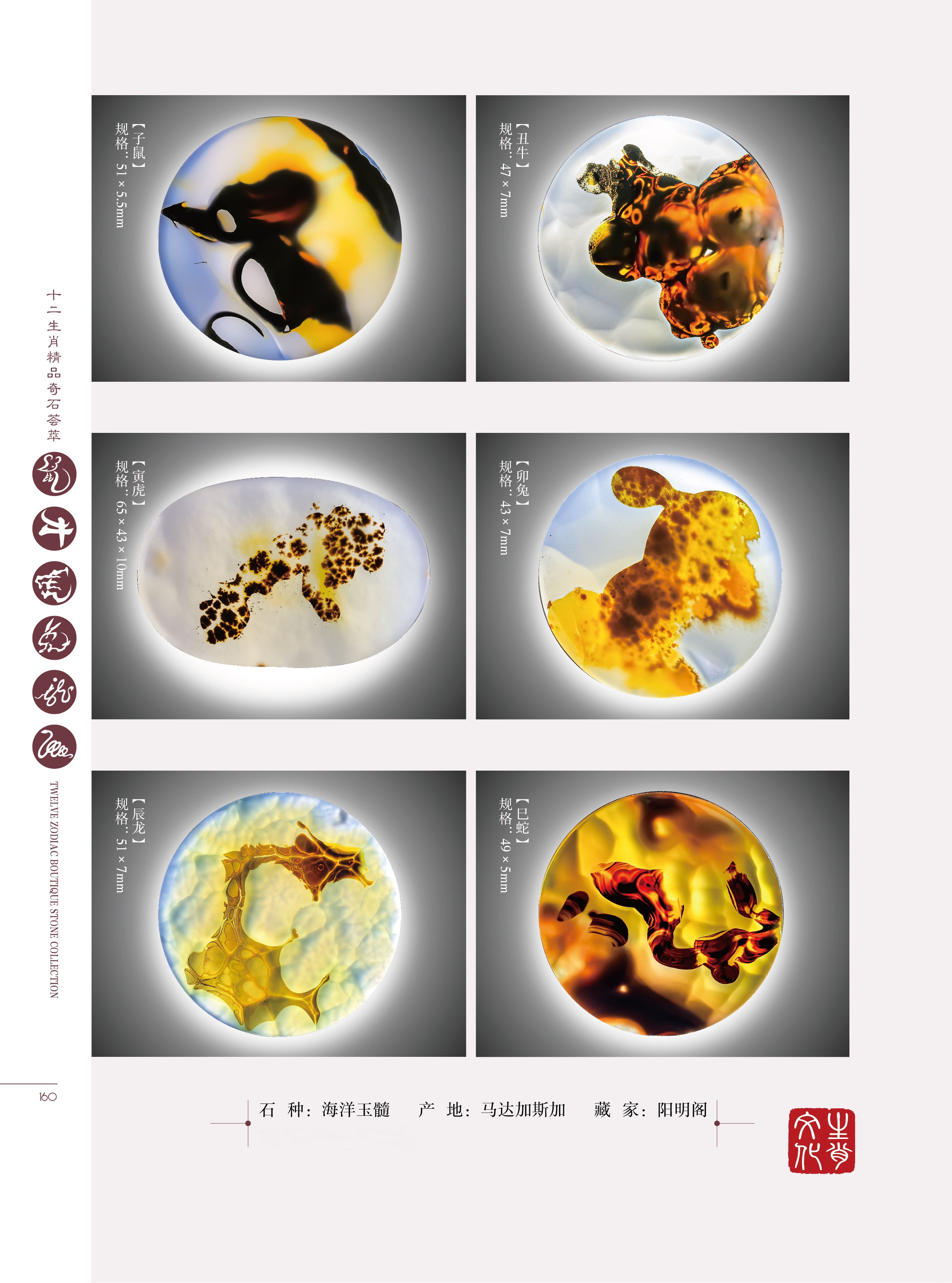 十二生肖奇石大全,12生肖动物奇石全套