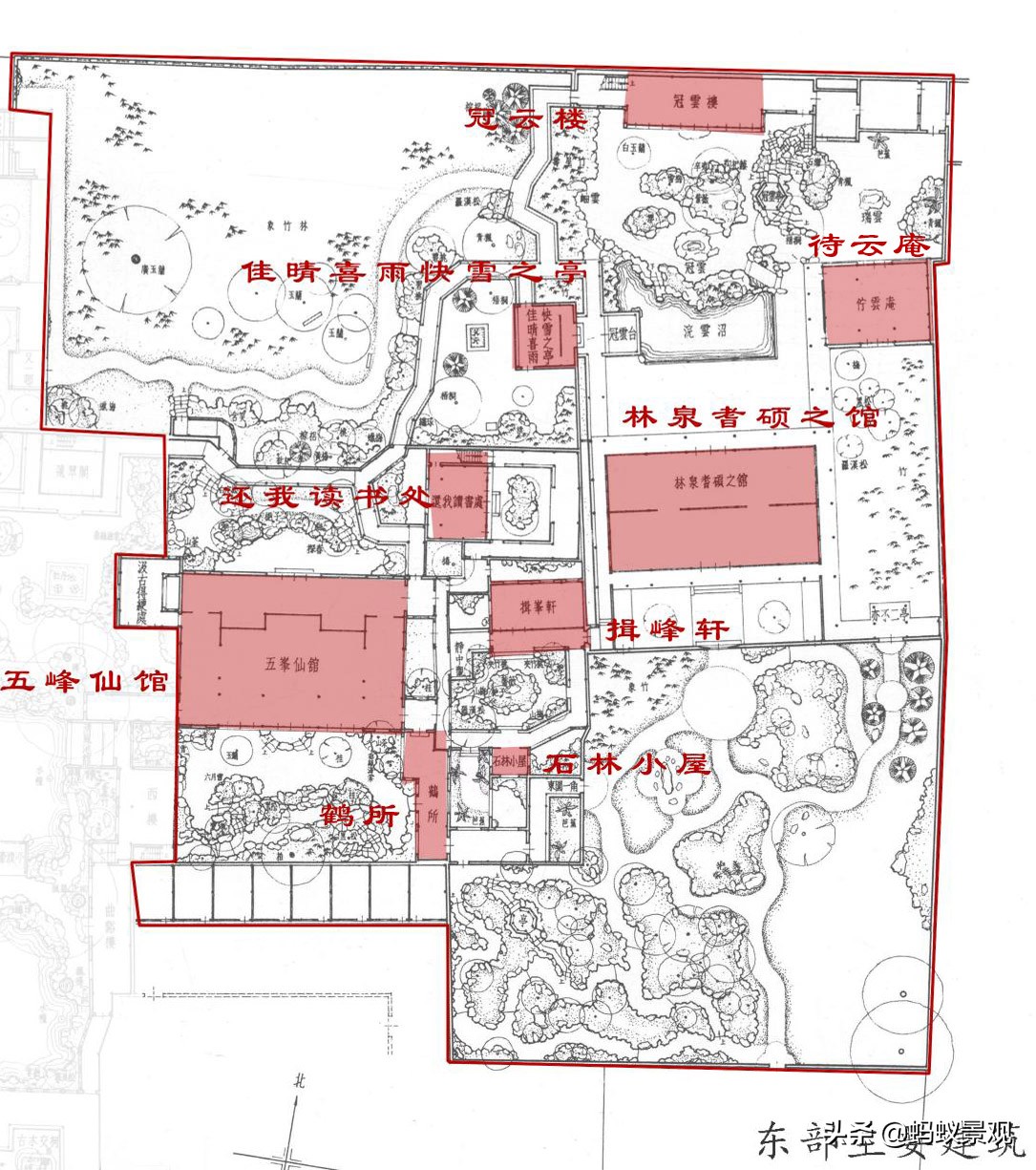 留园建筑布局照片,留园建筑景观内容