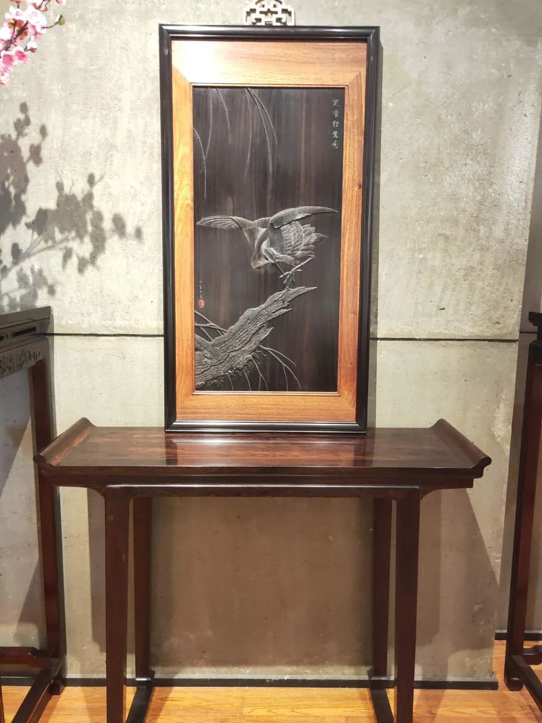 工笔檀雕作品图片,薛爱民红木雕刻技艺