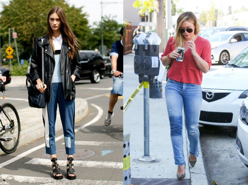 刚到广州夏天的库存“补丁”牛仔裤,都挺好的,休闲又有型!