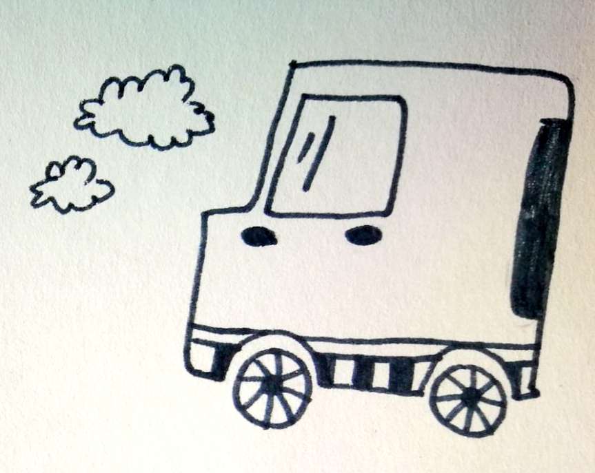 孩子喜欢的车画一画,孩子喜欢画车