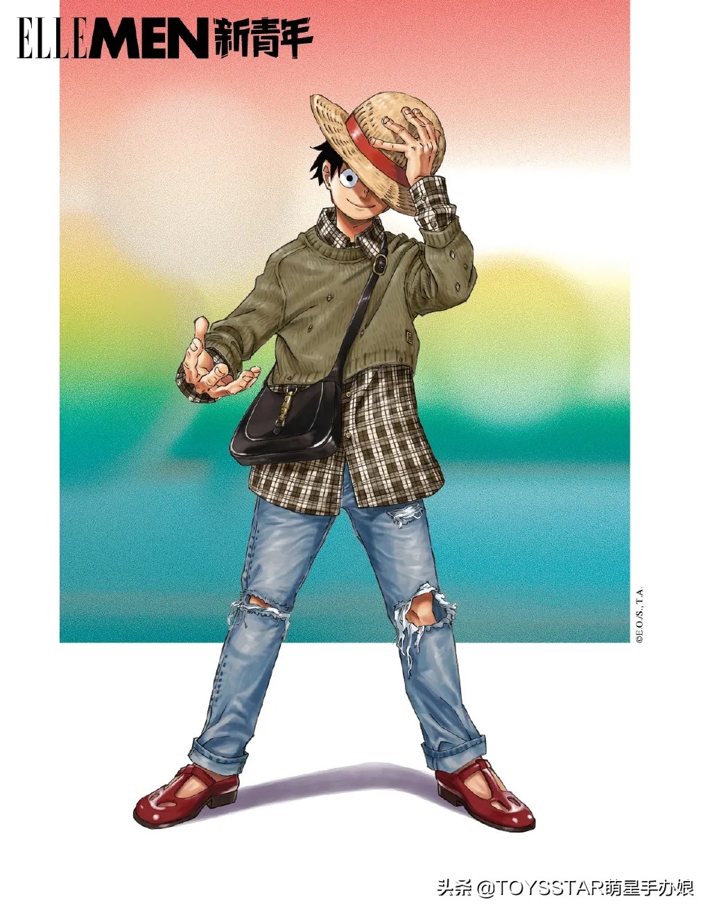 海贼王梦幻联动jojo,海贼王路飞潮牌联名