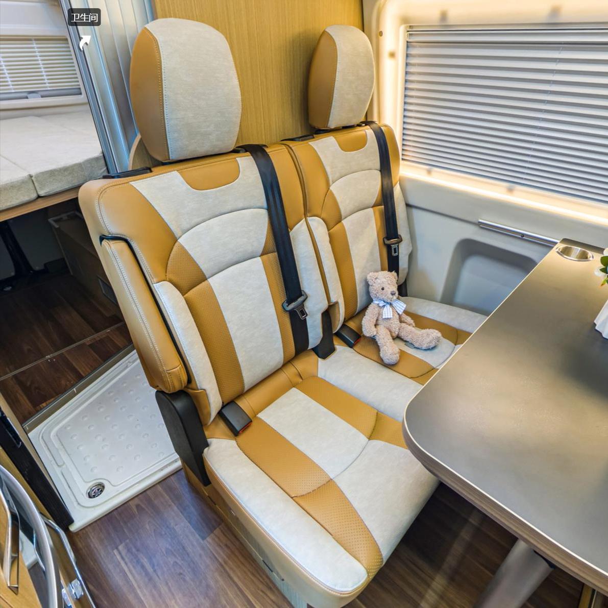 房车卡座座椅尺寸,房车卡座沙发区