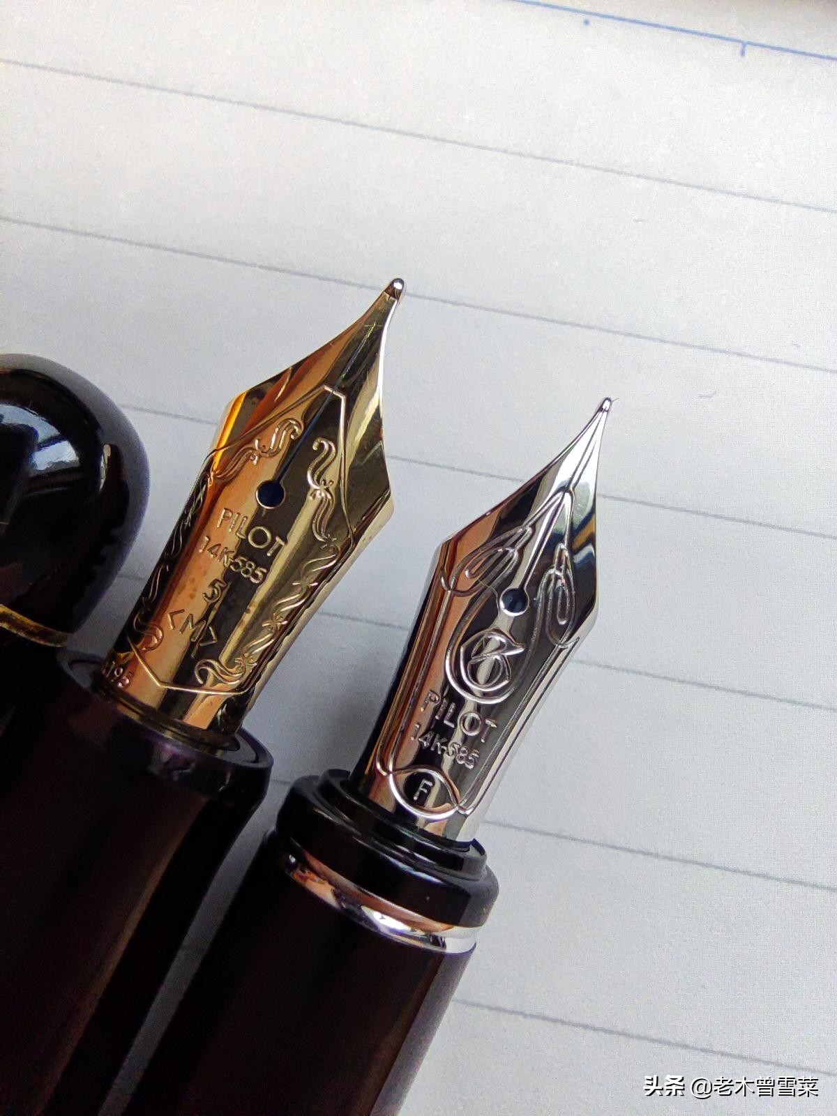 钢笔笔尖镀金和金尖有什么区别,十大最值得收藏金尖钢笔