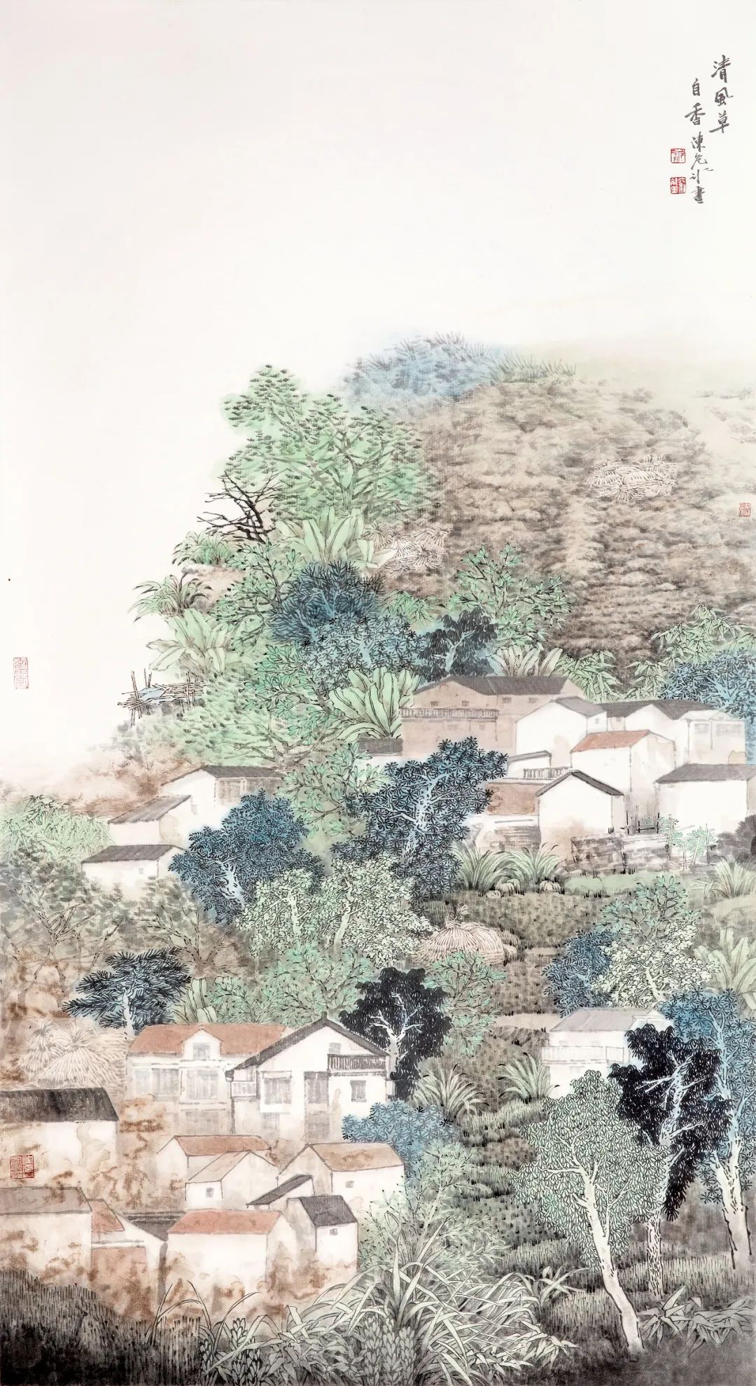 充满诗情画意的山水田园风光,慢慢体味令人陶醉的田园山水韵味