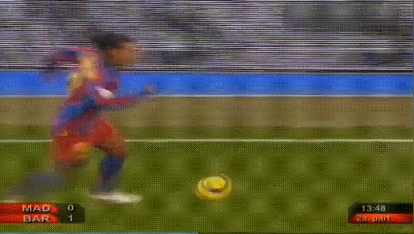 小罗足球精灵魔法时刻,小罗极致过人节奏球感