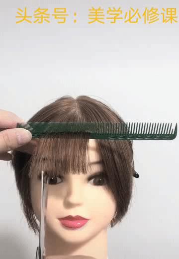 空气加八字刘海是什么样的,空气刘海卷发筒卷八字刘海