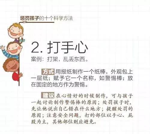 惩罚小孩最有效的方法,惩罚孩子的十个有效方法