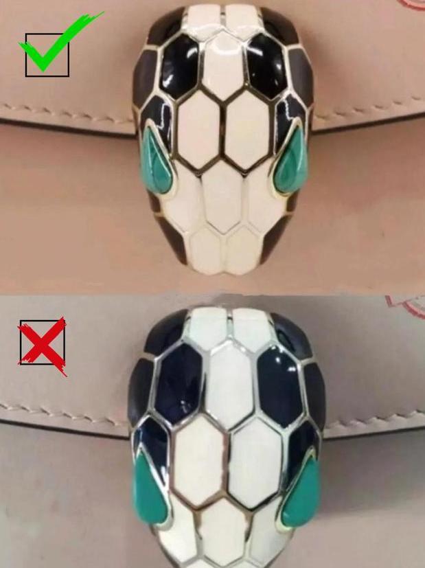 bvlgari包包蛇头红色真假,怎么辨别宝格丽蛇头包的真假