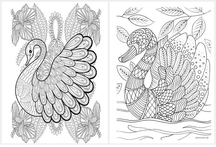 儿童画可爱的教程视频,儿童简单彩铅画天鹅画