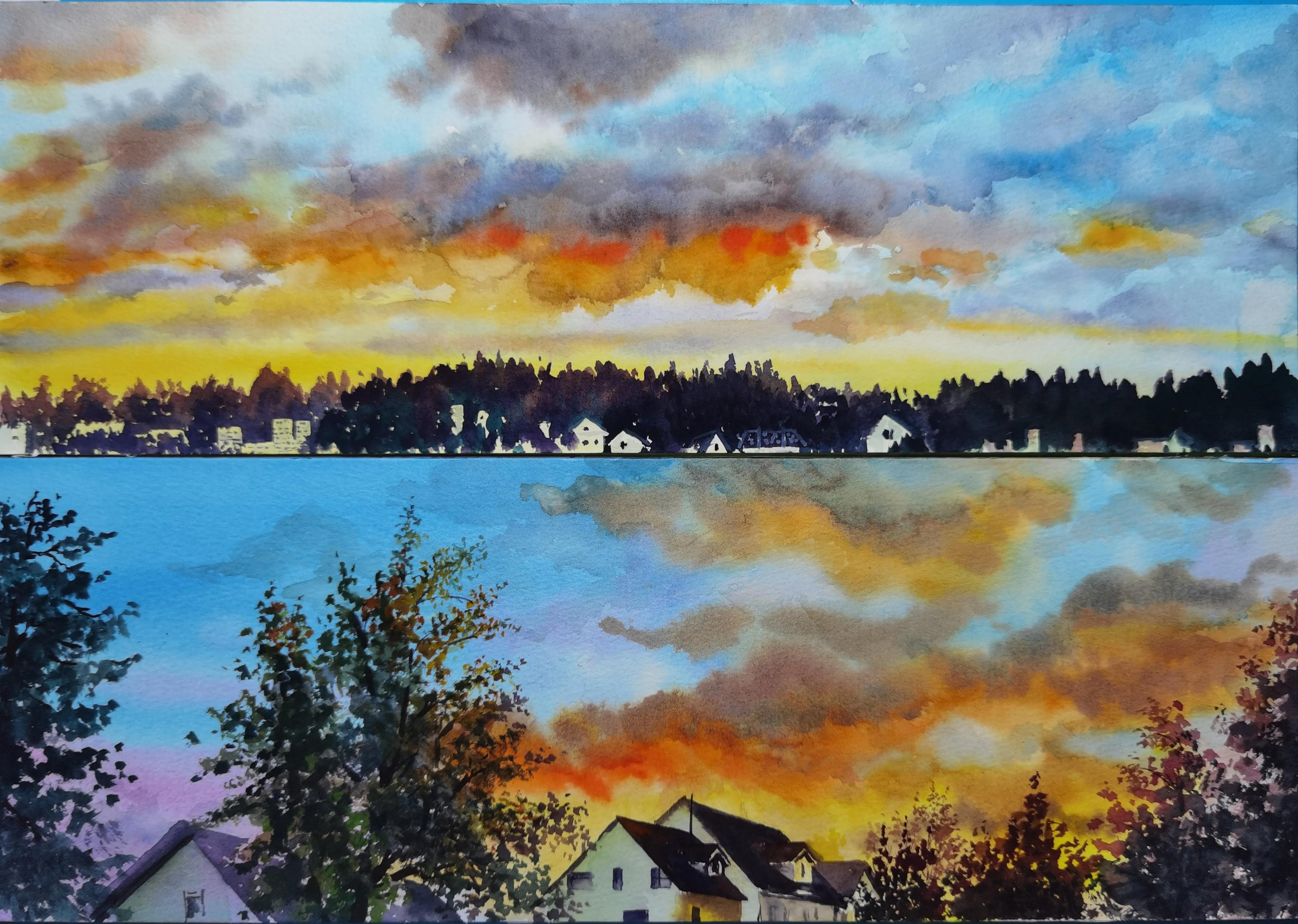 幸福原创绘画作品欣赏,幸福原创画作品