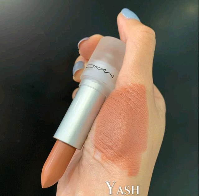 mac口红显少女气质,mac新款磨砂透明壳口红试色