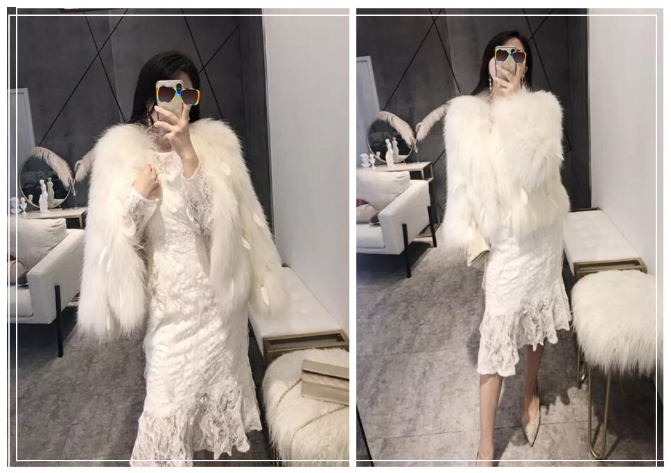 小皮草外套短款搭配气质,短款皮草羽绒服怎么搭配