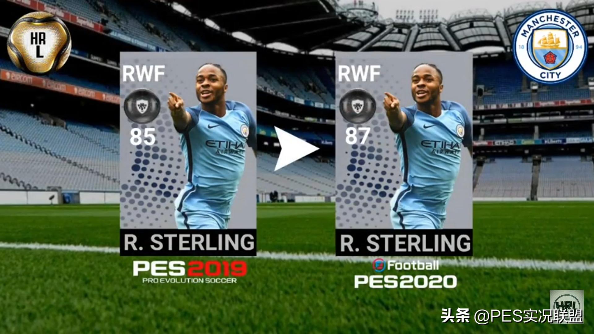 「实况联盟」2人升黑！曼城球员下赛季能力值权威预测