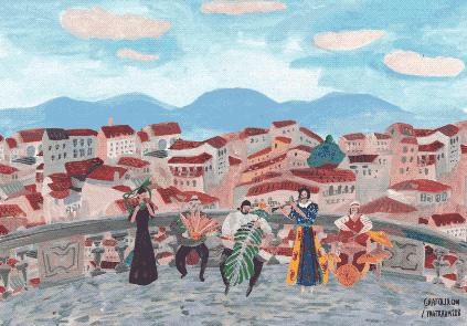 好看的动图系列,日本插画师ekuboon作品手绘