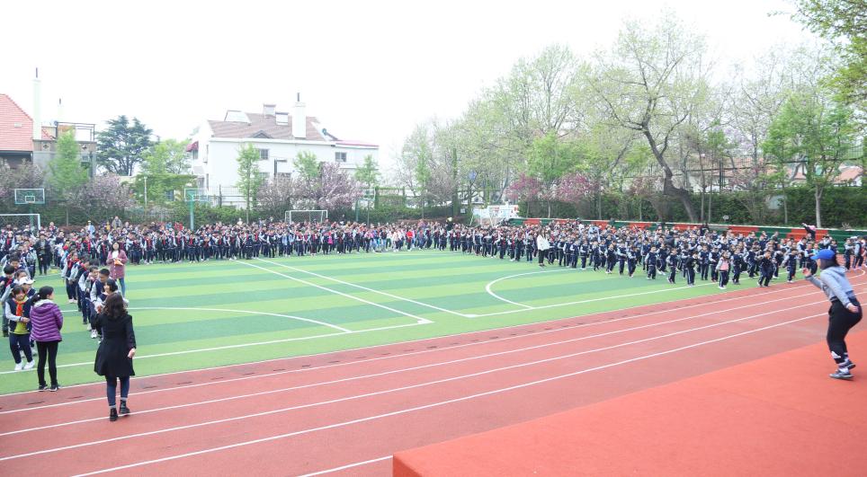 青岛太平路小学运动会啦啦操,青岛市体育节