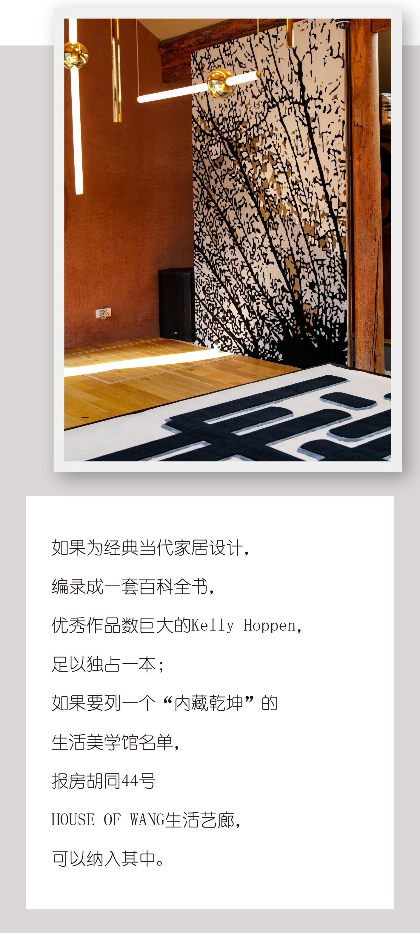 设计师KellyHoppen做客HOUSEOFWANG带着地毯壁纸新品畅聊“无限”