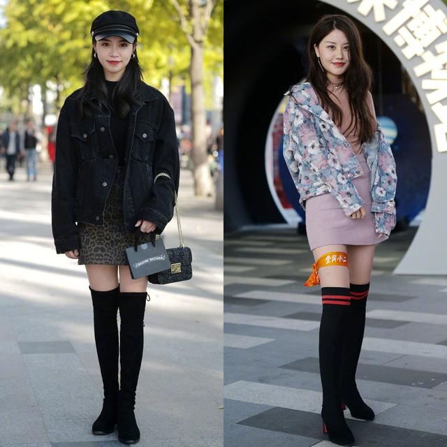 为什么你穿“过膝长靴”又土又老气？关键在这4个思路，学会准美