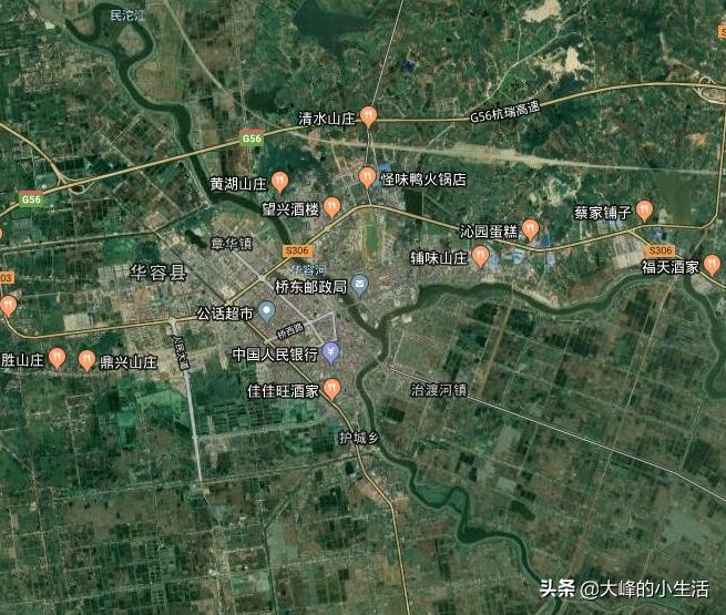 岳阳市卫星地图,岳阳卫星地图30年的变化