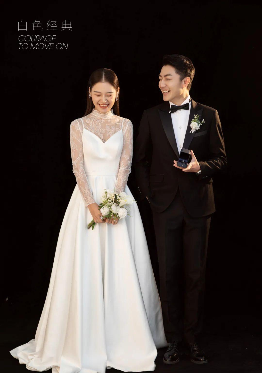 韩式纯简婚纱照，还原爱情最初的模样