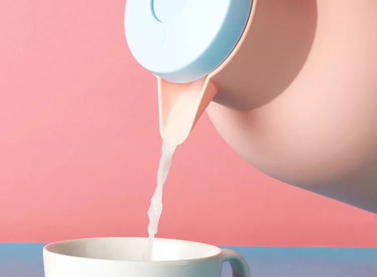 北欧风圆口冷水壶,北欧风轻奢保温壶